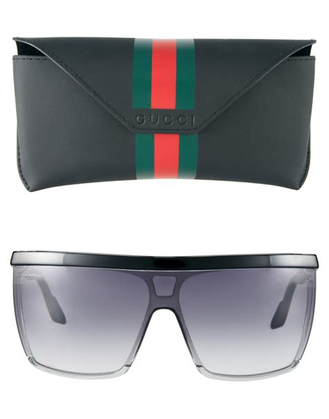 black gucci visor|Gucci visor glasses.